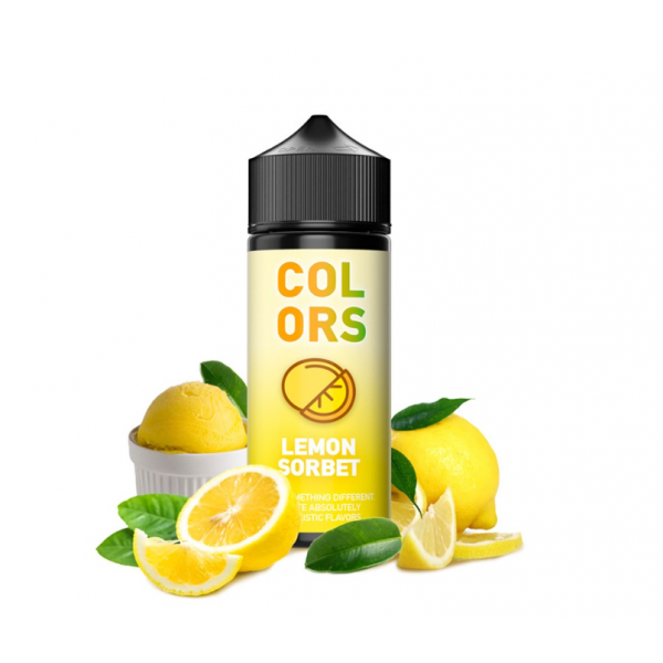 Mad Juice Colors Lemon Sorbet Flavour Shot 120ml